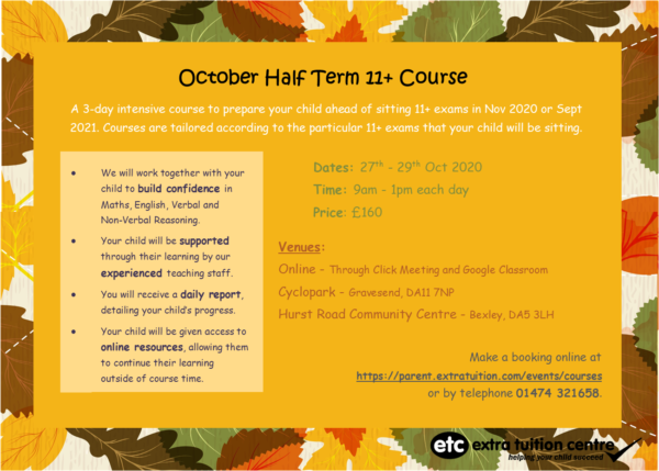 11 Plus General (Online and Centre)