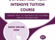 Graphic that reads October half-term intensive tuition course
